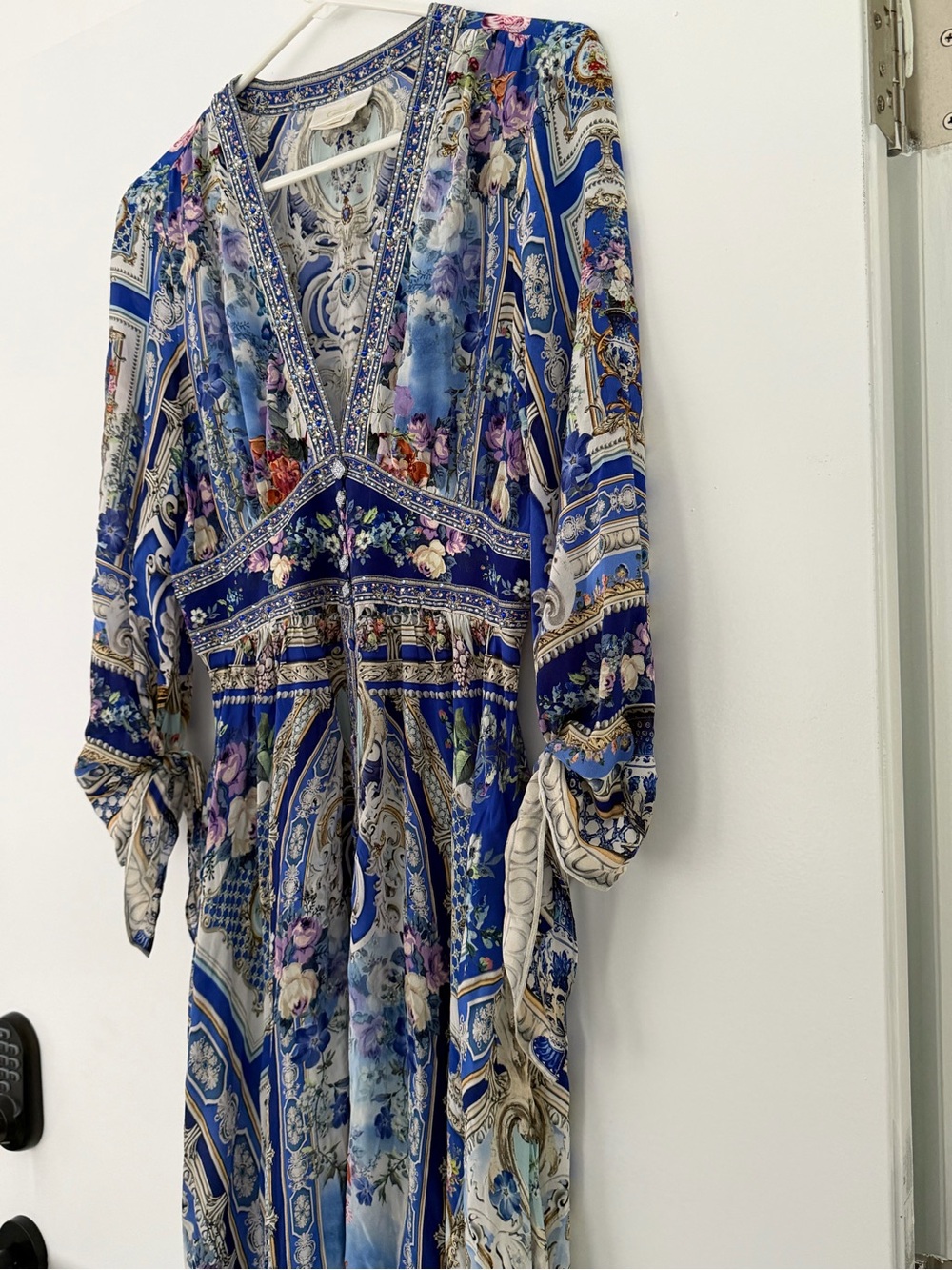 Camilla Blue Floral Print Maxi Dress - Picture 6 of 6